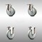 Service Caster 5 Inch 316SS Gray Polyurethane Wheel Swivel Top Plate Caster Rigid SCC, 2PK SCC-SS31620S514-PPUB-2-R-2 - alternate 1